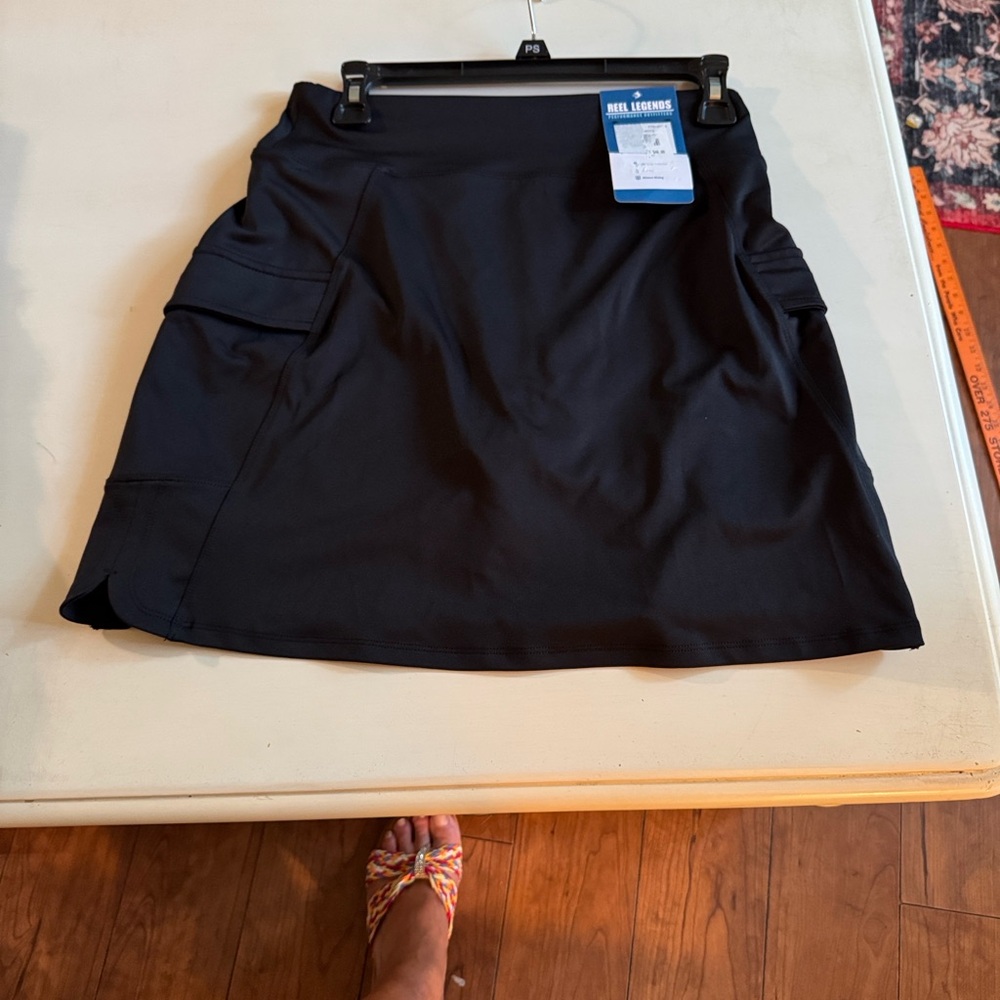 Reel Legends Black Athletic Shorts Side Pockets